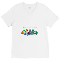 Gaming Crewmate Meme Impostor Among Game Us Sus V-neck Tee | Artistshot