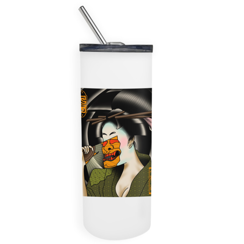 Geisha 2 Skinny Tumbler | Artistshot