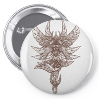 Geometric Angel Pin-back Button | Artistshot