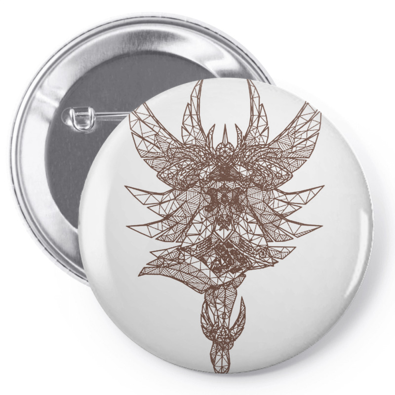 Geometric Angel Pin-back Button | Artistshot