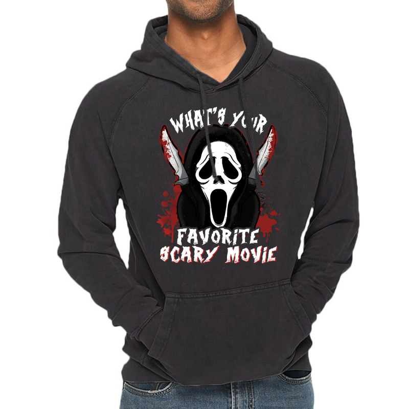 Whats Your Scary Movie T  Shirt Funny What's Your Scary Movie Hallowee Vintage Hoodie | Artistshot