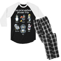 Be A Penguin Men's 3/4 Sleeve Pajama Set | Artistshot