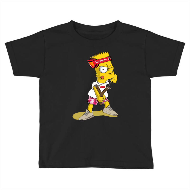 The Simpson Bart Toddler T-shirt by Viscount Art | Artistshot