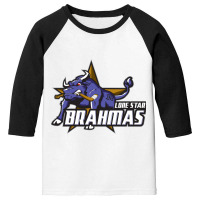 Lone Star Brahmas Youth 3/4 Sleeve | Artistshot