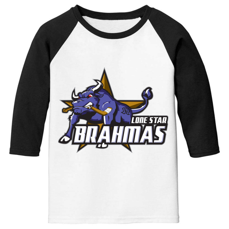 Lone Star Brahmas Youth 3/4 Sleeve by driptip | Artistshot