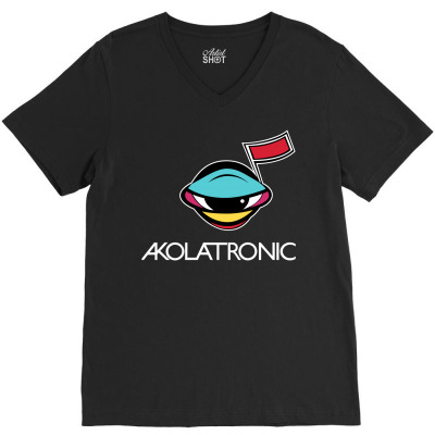 Akolatronics Power V-neck Tee Designed By Silicaexil