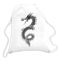 Chinese Dragon Gift T Shirt, Asian Dragon Art, Dk Drawstring Bags | Artistshot