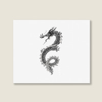 Chinese Dragon Gift T Shirt, Asian Dragon Art, Dk Landscape Canvas Print | Artistshot