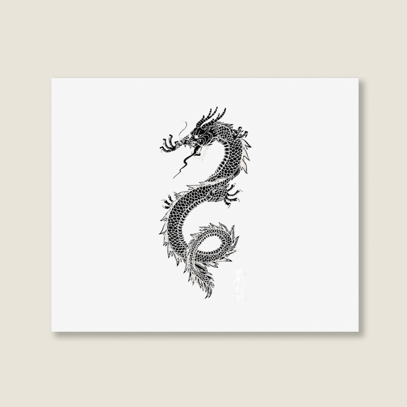 Chinese Dragon Gift T Shirt, Asian Dragon Art, Dk Landscape Canvas Print | Artistshot