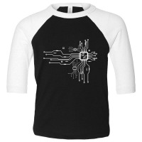 Cpu Heart Chipset Board Electrical Electronic Engineer T Shirt Toddler 3/4 Sleeve Tee | Artistshot