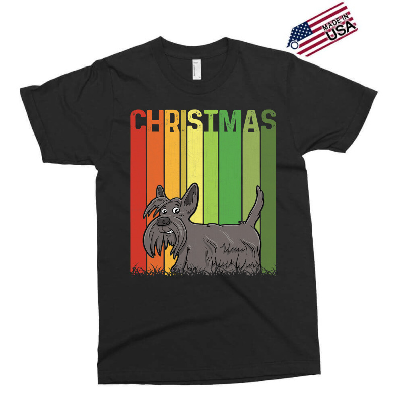 Christmas Retro Scottish Terrier Dog Group Matching Xmas 608 Exclusive T-shirt by peafowl | Artistshot