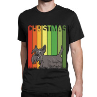 Christmas Retro Scottish Terrier Dog Group Matching Xmas 608 Classic T-shirt | Artistshot