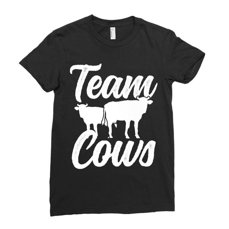 Team Cows Lover Animals Farm Cow Premium Ladies Fitted T-Shirt by EaglesonBonnie | Artistshot