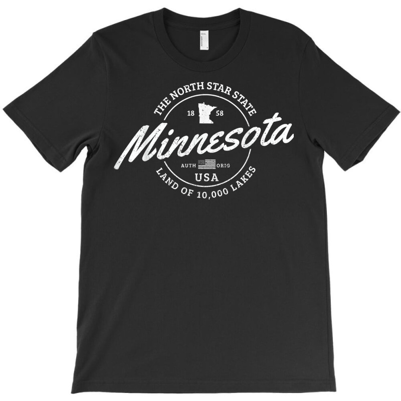 Minnesota North Star State Souvenir 10000 Lakes Gift T Shirt T-shirt | Artistshot