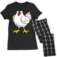 Chicken Funny Farm Animal, Farming Halloween Costume T Shirt Women's Pajamas Set | Artistshot