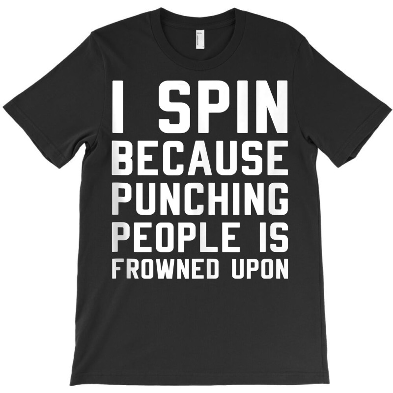 Punching People Spin Class Funny Spinning Indoor Cycling Gym Tank Top T-shirt | Artistshot