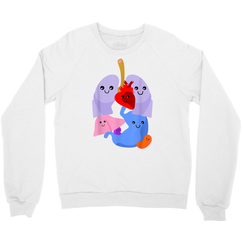 Anatomy Physiology Heart Lungs Vital Organs Illustration T Shirt Crewneck Sweatshirt by caulkyuladdenrxi | Artistshot