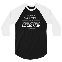 sherlock holmes sociopath 3/4 Sleeve Shirt | Artistshot