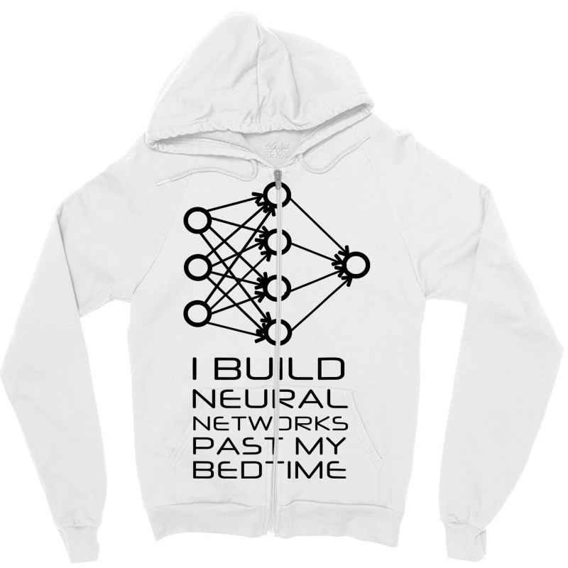 Data Science Machine Learning Neural Network T Shirt Zipper Hoodie | Artistshot