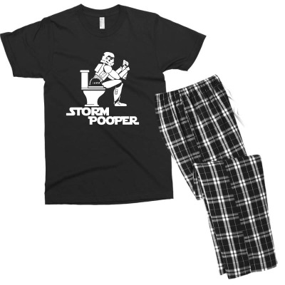 Storm Pooper Men's T-shirt Pajama Set Designed By Tee Shop