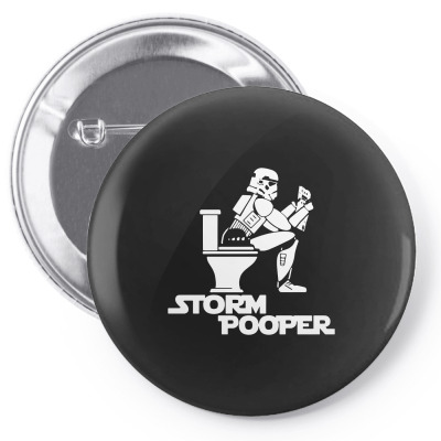 Storm Pooper Pin-back Button Designed By Tee Shop