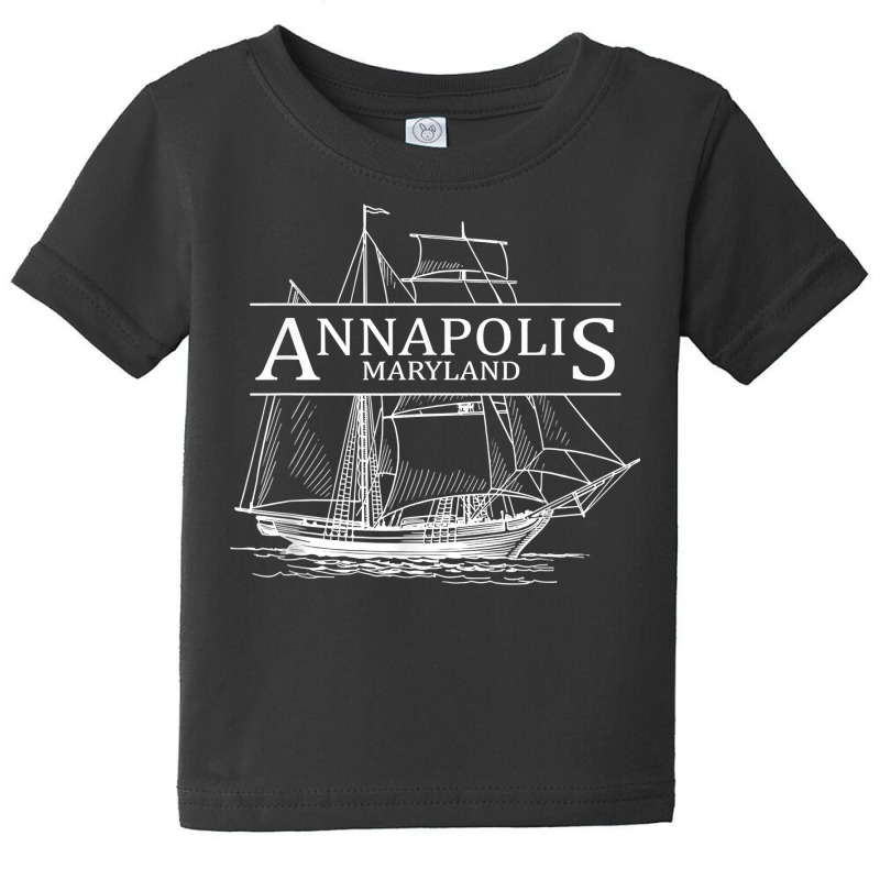 Annapolis Maryland Sailing Capital Of The World T Shirt Baby Tee by caulkyuladdenrxi | Artistshot