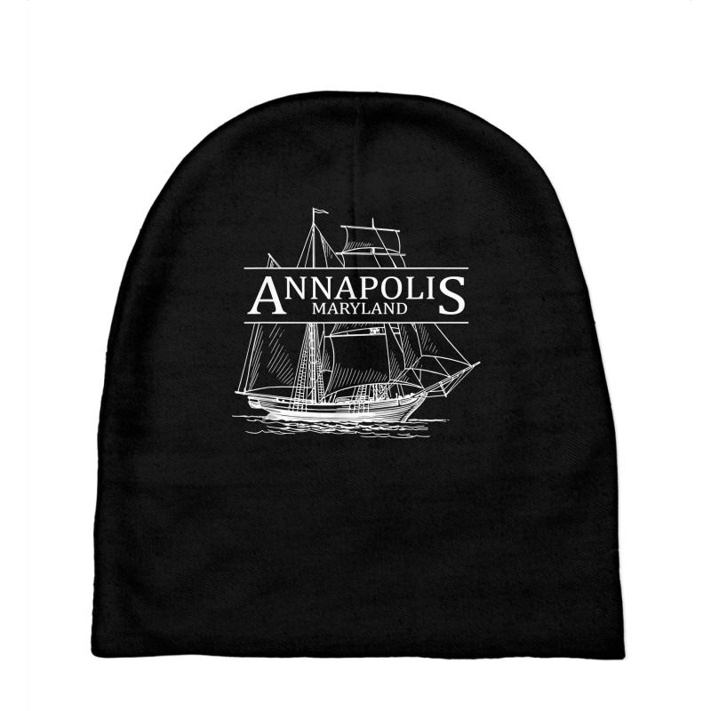 Annapolis Maryland Sailing Capital Of The World T Shirt Baby Beanies by caulkyuladdenrxi | Artistshot