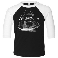 Annapolis Maryland Sailing Capital Of The World T Shirt Toddler 3/4 Sleeve Tee | Artistshot