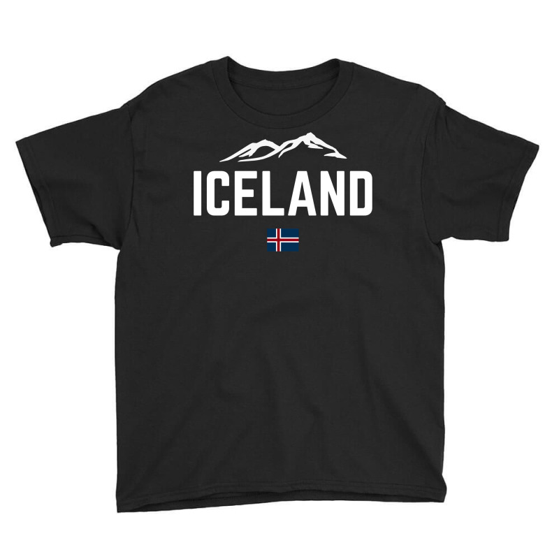 Iceland Flag Vintage  Men Women Kids  Iceland Sweatshirt Youth Tee by fallenafsericebe | Artistshot