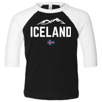 Iceland Flag Vintage  Men Women Kids  Iceland Sweatshirt Toddler 3/4 Sleeve Tee | Artistshot