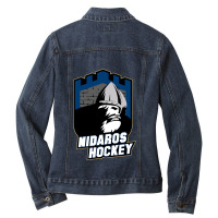 Nidaros Hockey#003b72 Ladies Denim Jacket | Artistshot