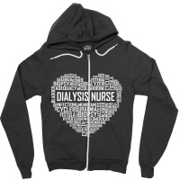 Dialysis Nurse Heart Gift Proud Dialysis Nurse Gifts T Shirt Zipper Hoodie | Artistshot