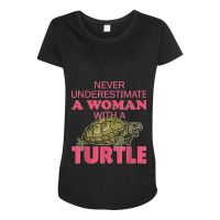 Turtle Sea Testudinata Biologist Zoology Maternity Scoop Neck T-shirt | Artistshot