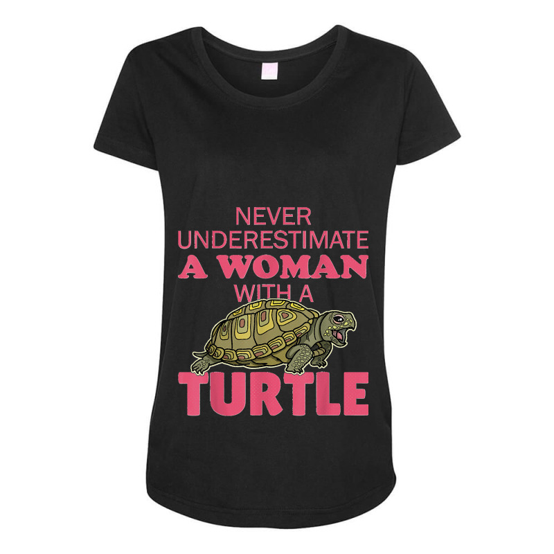 Turtle Sea Testudinata Biologist Zoology Maternity Scoop Neck T-shirt by EaglesonBonnie | Artistshot