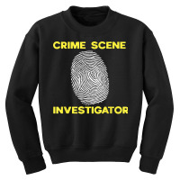 Crime Scene Investigator Private Detective Secret Spy T Shirt Youth Sweatshirt | Artistshot