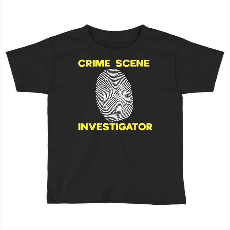 Crime Scene Investigator Private Detective Secret Spy T Shirt Toddler T-shirt by sugruewxrivestsxe | Artistshot