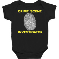 Crime Scene Investigator Private Detective Secret Spy T Shirt Baby Bodysuit | Artistshot