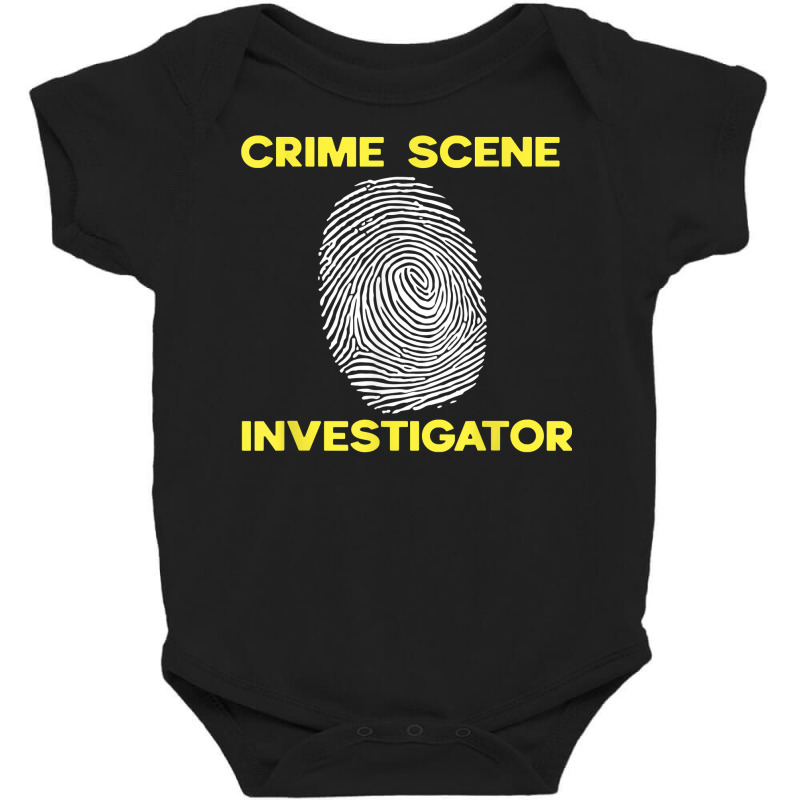 Crime Scene Investigator Private Detective Secret Spy T Shirt Baby Bodysuit by sugruewxrivestsxe | Artistshot