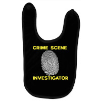 Crime Scene Investigator Private Detective Secret Spy T Shirt Baby Bibs | Artistshot