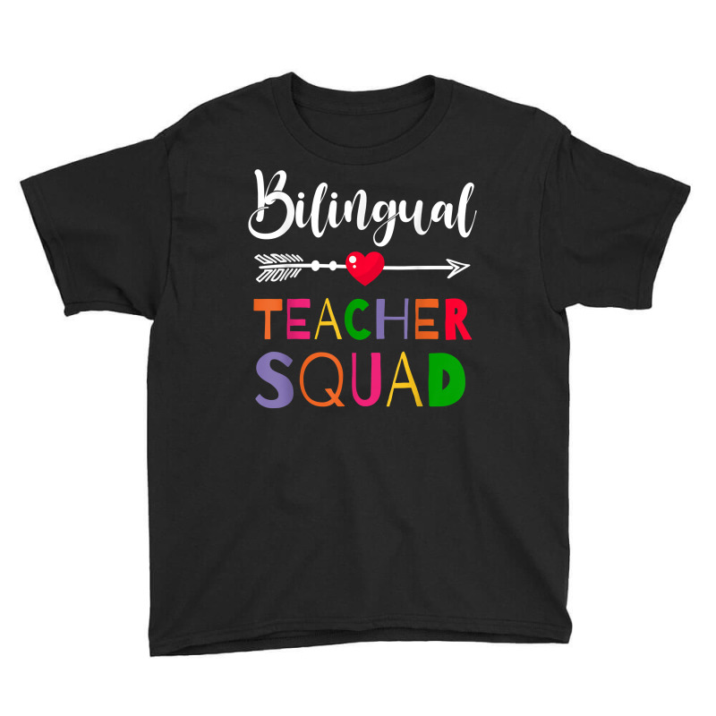 Awesome Bilingual Teacher Squad Funny Colleague T Shirt Youth Tee by caulkyuladdenrxi | Artistshot