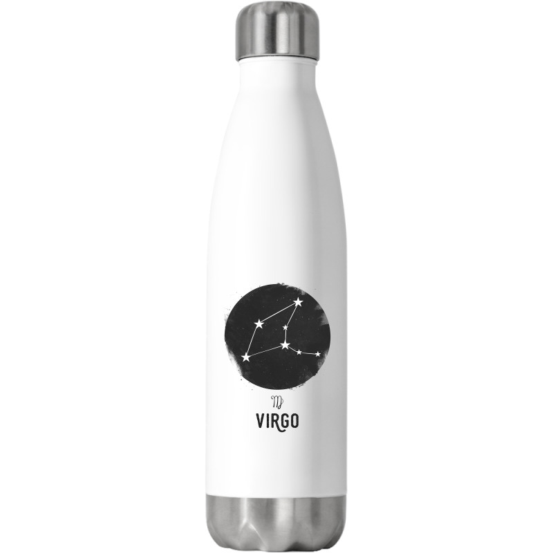 Minimal Virgo Zodiac Sign Stainless Steel Water Bottle | Artistshot