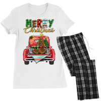 Merry Christmas Truck Women's Pajamas Set | Artistshot