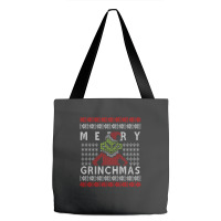 Ugly Christmas Merry Grinchmas Tote Bags | Artistshot