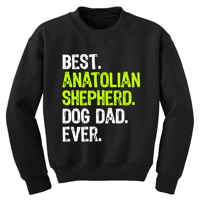 Anatolian Shepherd Dog Dad Fathers Day Dog Lovers T Shirt Youth Sweatshirt by sieuduong86 | Artistshot