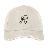Calvin & Hobbes Comic Running Naked Vintage Cap | Artistshot
