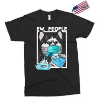 Siberian Husky Dog Wearing Facemask Hand Sanitizer Ew People Exclusive T-shirt | Artistshot