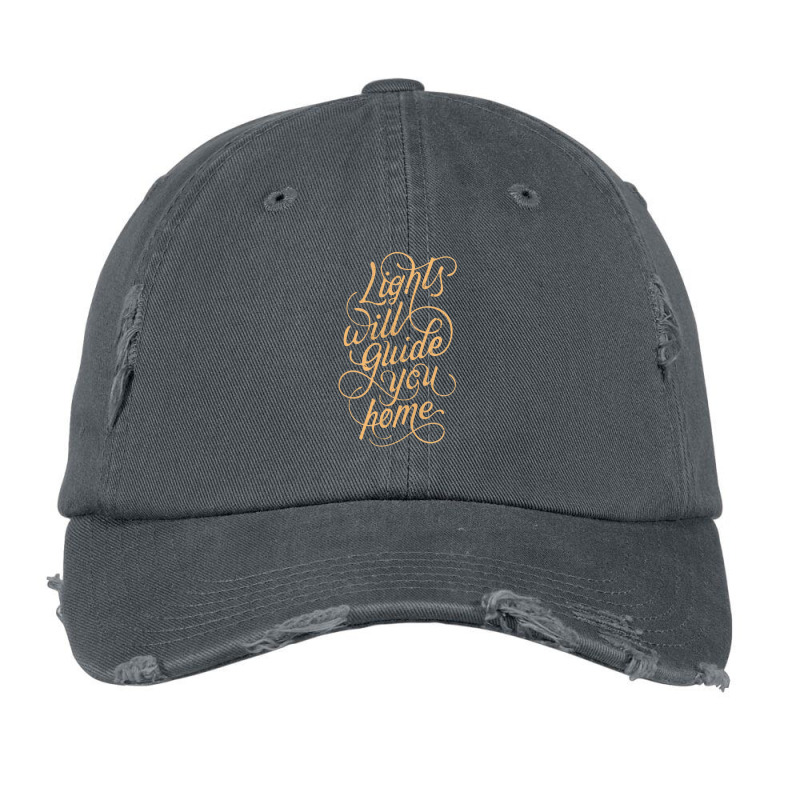 Coldplay Lights Will Guide You Home Vintage Cap. By Artistshot