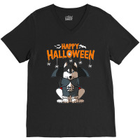 Siberian Husky Halloween Costume Dog Owner Premium V-neck Tee | Artistshot