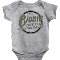 Womens Bionic Knee Club Custom Parts Funny Knee Replacement V Neck T S Baby Bodysuit | Artistshot