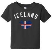 Vintage Varsity Iceland T Shirt Baby Tee | Artistshot